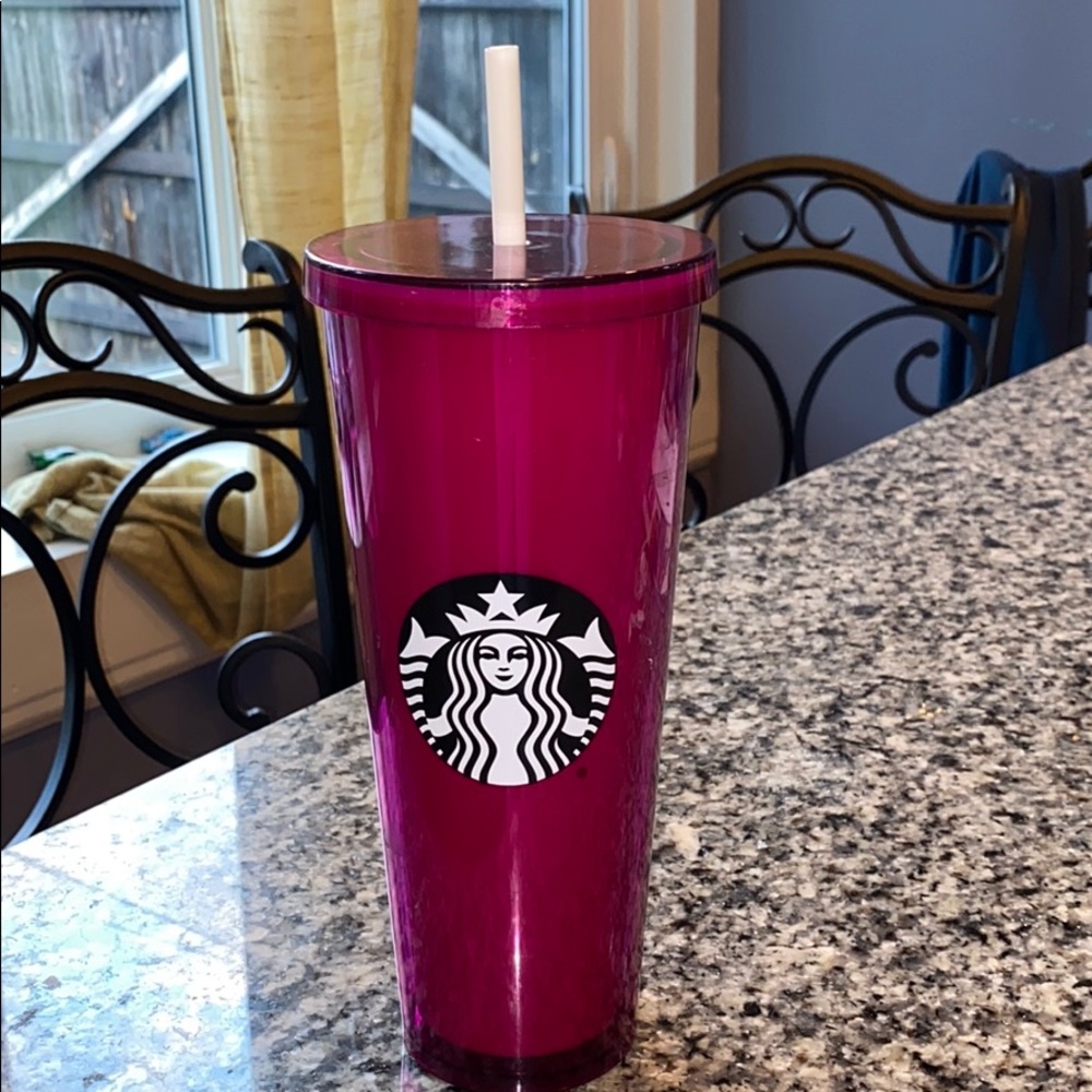 Starbucks pink tumbler